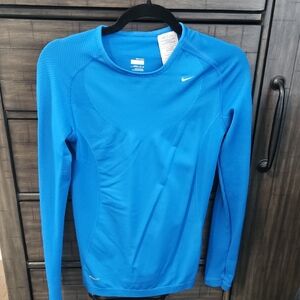 Nike Blue Long Sleeve Women's Top